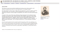 Desktop Screenshot of daguerreotypearchive.org